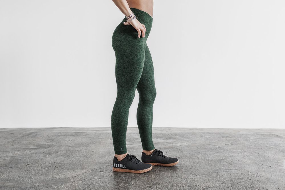 Leggings NOBULL Femme Vert - NOBULL High-Rise,France (5162-BQHFV)